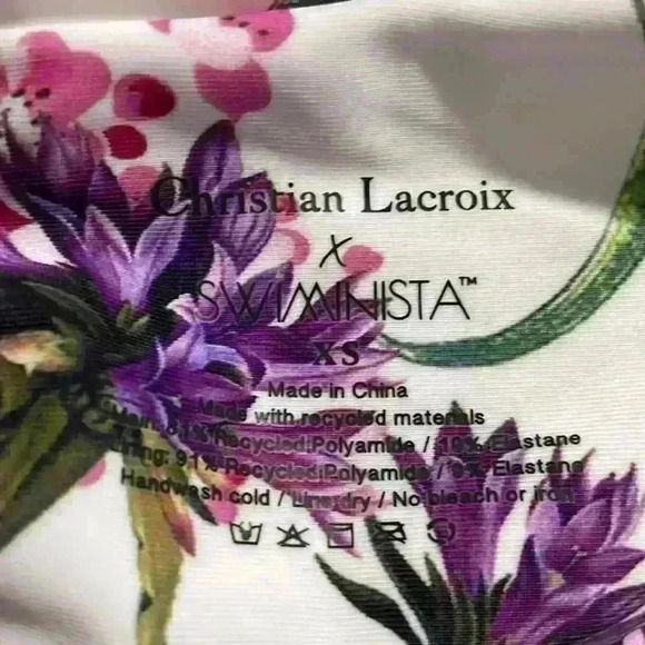 Swiminista x Christian Lacroix Daring Bottom Josephine is Busy Print Siz… - Picture 4 of 6